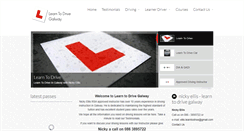 Desktop Screenshot of learntodrivegalway.ie
